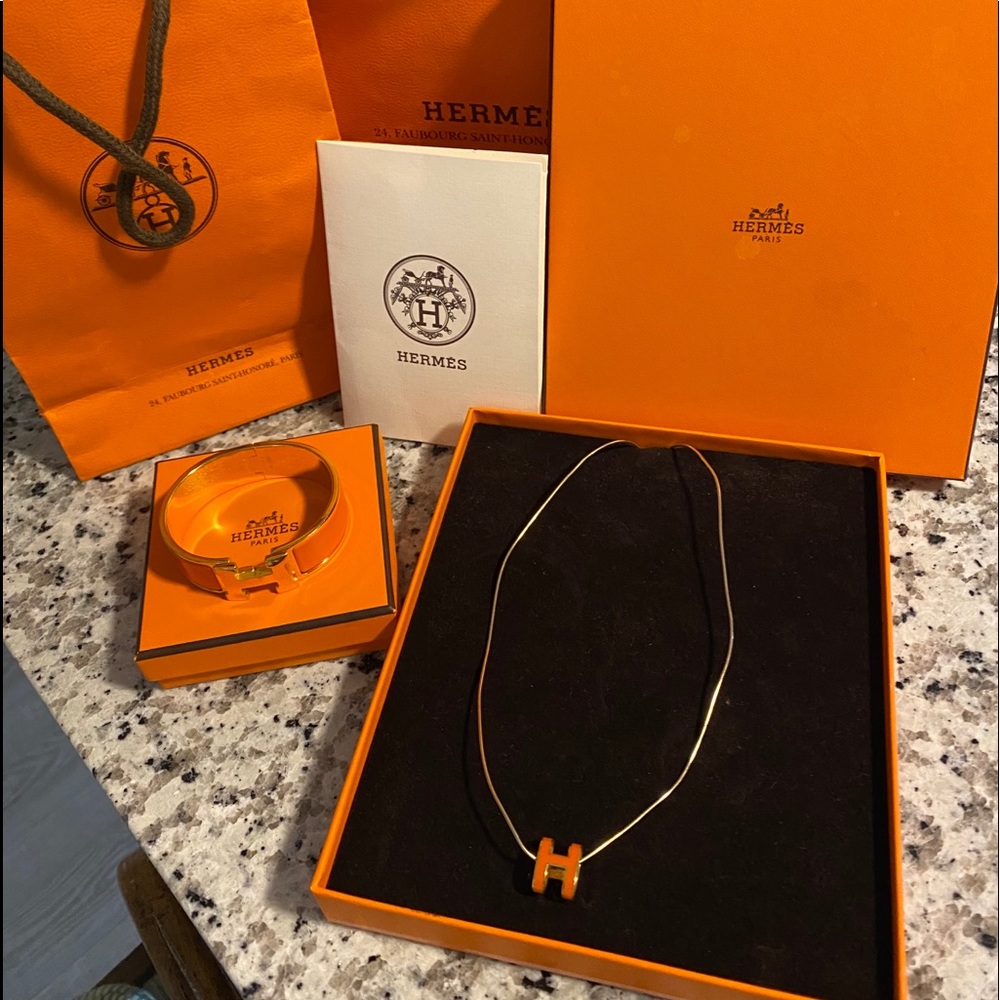 Hermès necklace and bracelet